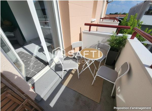 Appartement T2 bis avec une place de parking