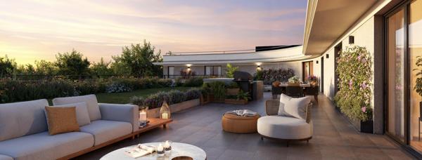Superbe 3 pièces avec terrasse et jardin - prestations haut de gamme
