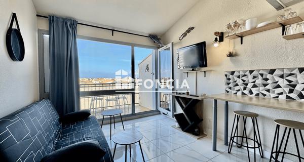 À vendre Appartement 2 pièces 25.18 m² - Le Cap D'agde 34300