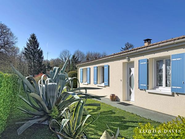 Plain-pied T4-5 sur 1000m² de terrain paysagé