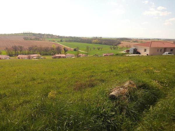 Terrain 1000m² Puycasquier (32120) parcelles