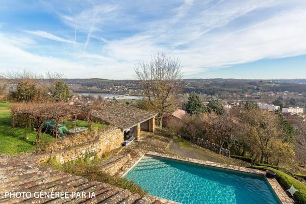 Ancienne maison de vigneron avec vue d’exception