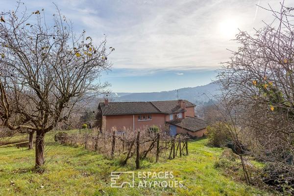 Ancienne maison de vigneron avec vue d’exception