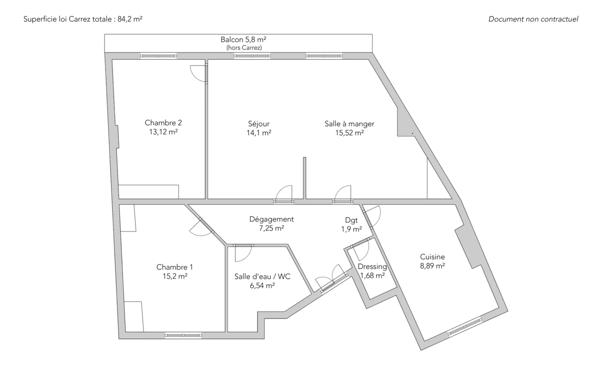 Appartement Paris 10e - CANAL SAINT MARTIN / LOUIS BLANC
