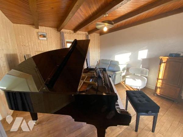 SANSAC-VEINAZES, sur 1524 m² de terrain clôt et arboré, maison auvergnate rénovée comprenant au...