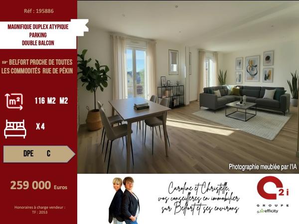 Appartement 6 pièces - 116 m²