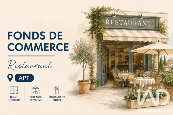 Restaurant à vendre 100 m² Apt