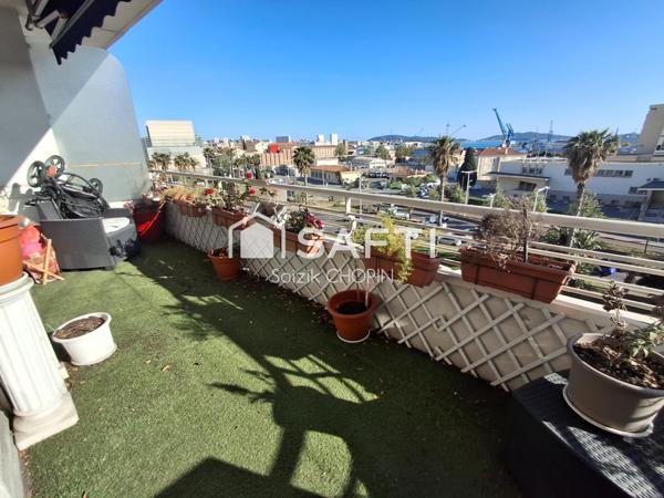 Bel appartement T5 vue sur la rade de Toulon