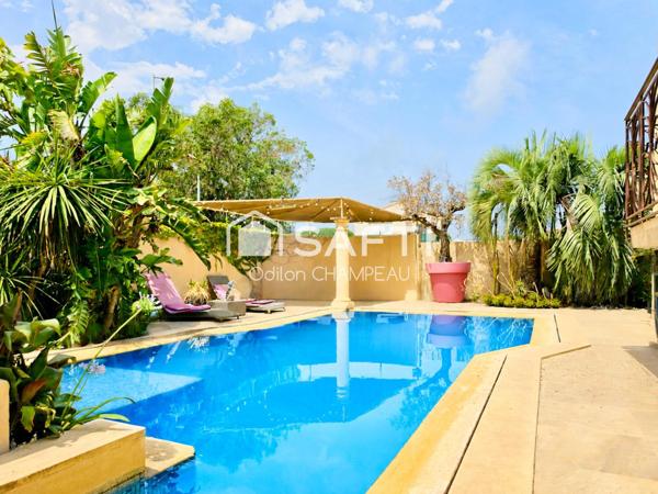 Maison T5 de standing de 138m2 + sous-sol aménagé avec piscine