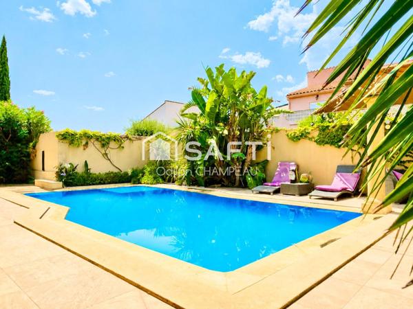 Maison T5 de standing de 138m2 + sous-sol aménagé avec piscine