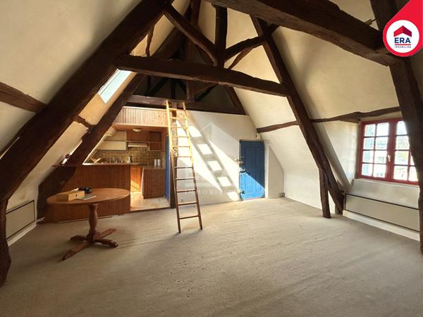 Rennes - Manoir XVIIIe, dernier étage, T2 plein de charme