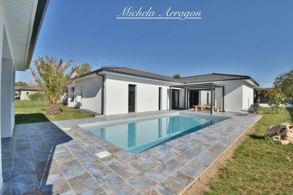 Maison contemporaine 141 m² avec piscine & pool house sur 900 m² 5 pièces VILLENEUVE SUR LOT (47)