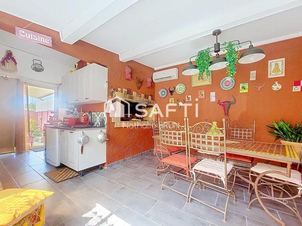 Villa de 154 m² + dépendance sur 587 m² de terrain