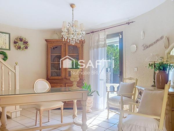 Villa de 154 m² + dépendance sur 587 m² de terrain