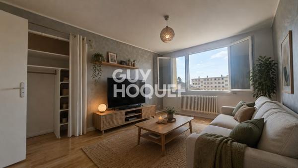 Villeurbanne - T3 coup de coeur, lumineux, balcon et cadre verdoyant