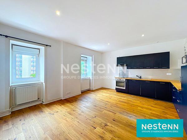 VENTE APPARTEMENT DEUX CHAMBRES DERNIER ETAGE QUARTIER GARE AVEC JARDIN GRENIER ET CAVE