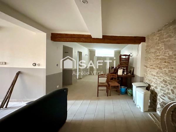 Immeuble avec local + 2 appartements loués – à 5 min de Mirepoix