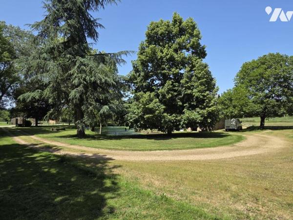 Maison de caractère XVème 160m2 avec maison annexe sur terrain de 2.23ha 