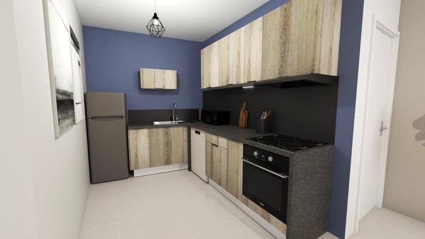 Appartement T2 50m2 RDJ LA VERPILLIERE