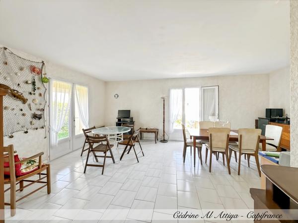 Maison à vendre Châtelaillon-Plage, 4 pièces 84m2 plain-pied, jardin, garage