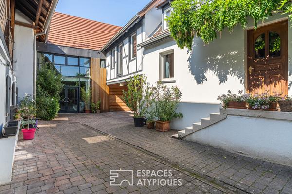 Corps de ferme d’exception et son jardin intimiste