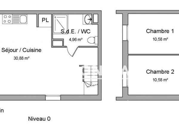 Location Maison 3 pièces 70.21 m² - 118/122 AVENUE DES PYRENEES Villenave D'ornon 33140