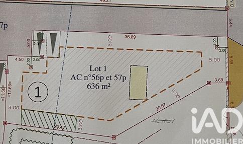 Terrain à vendre 636 m² Pleuven