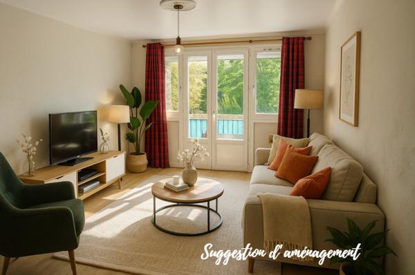 Tourcoing (59200) Tourcoing - Appartement de 85,70 m2 - 4 chambres - Balcon - Garage