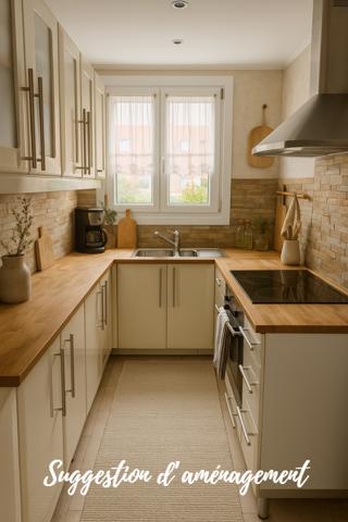 Tourcoing (59200) Tourcoing - Appartement de 85,70 m2 - 4 chambres - Balcon - Garage