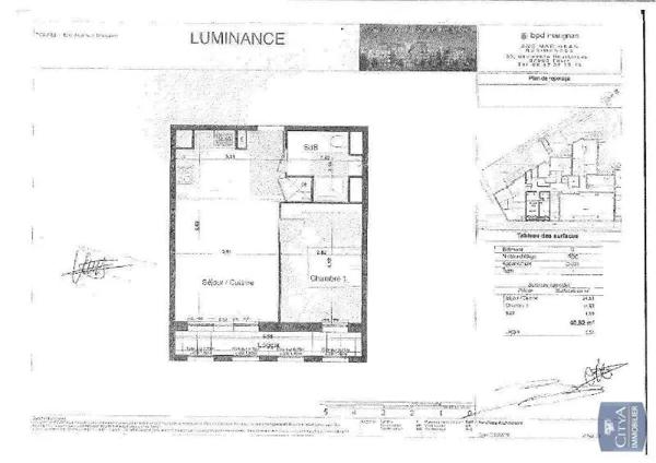 Appartement à louer 2 pièces 40.62m² Tours (37100)