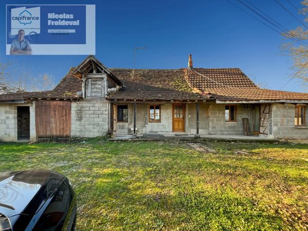 Authentique fermette bressane de 105 m² avec fort potentiel à Sainte-Croix-en-Bresse 🏡