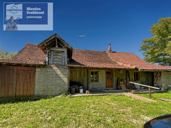 Authentique fermette bressane de 105 m² avec fort potentiel à Sainte-Croix-en-Bresse 🏡