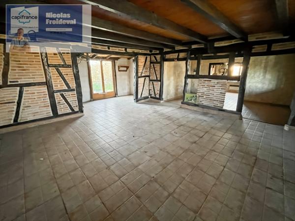 Authentique fermette bressane de 105 m² avec fort potentiel à Sainte-Croix-en-Bresse 🏡