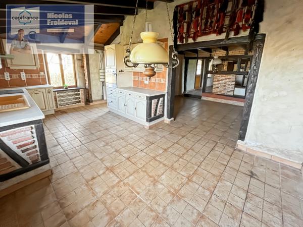 Authentique fermette bressane de 105 m² avec fort potentiel à Sainte-Croix-en-Bresse 🏡