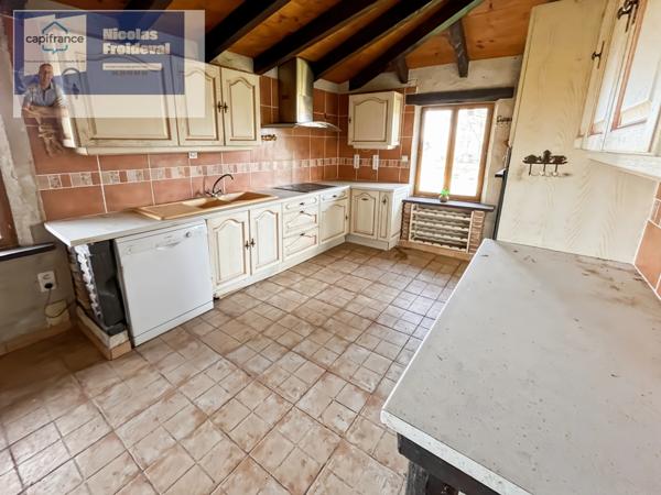 Authentique fermette bressane de 105 m² avec fort potentiel à Sainte-Croix-en-Bresse 🏡