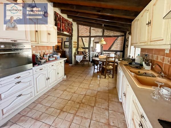 Authentique fermette bressane de 105 m² avec fort potentiel à Sainte-Croix-en-Bresse 🏡