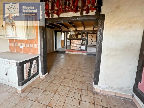 Authentique fermette bressane de 105 m² avec fort potentiel à Sainte-Croix-en-Bresse 🏡