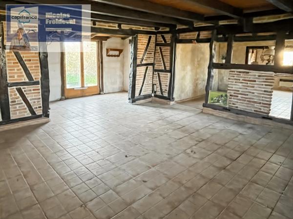 Authentique fermette bressane de 105 m² avec fort potentiel à Sainte-Croix-en-Bresse 🏡