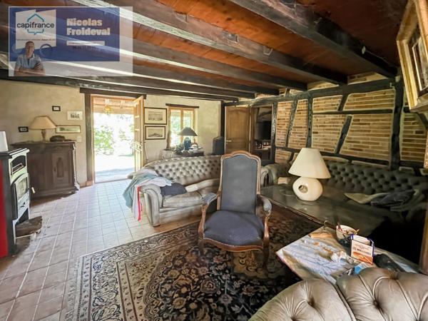 Authentique fermette bressane de 105 m² avec fort potentiel à Sainte-Croix-en-Bresse 🏡