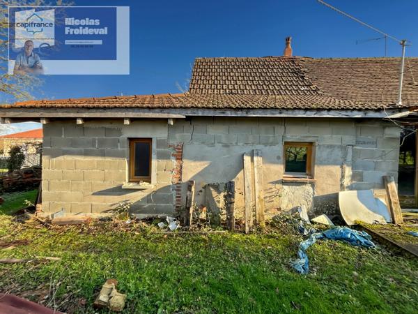 Authentique fermette bressane de 105 m² avec fort potentiel à Sainte-Croix-en-Bresse 🏡