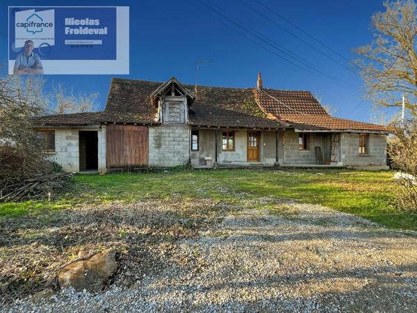 Authentique fermette bressane de 105 m² avec fort potentiel à Sainte-Croix-en-Bresse 🏡