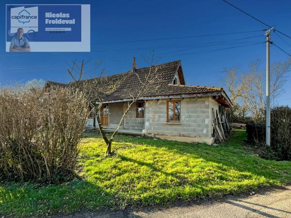 Authentique fermette bressane de 105 m² avec fort potentiel à Sainte-Croix-en-Bresse 🏡