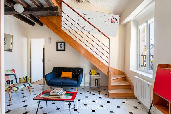 Duplex de charme place du Marché Notre Dame à Versailles