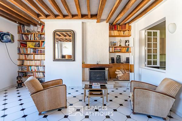 Duplex de charme place du Marché Notre Dame à Versailles