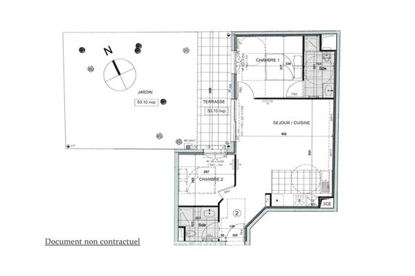 Appartement avec terrasse et jardin – Clignancourt / Jules Joffrin
