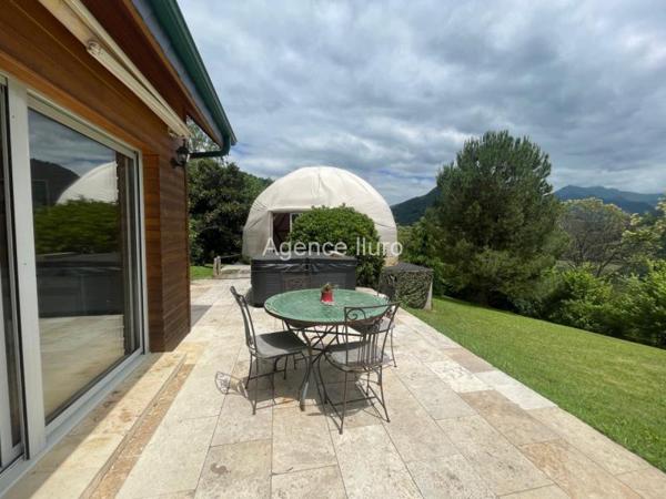 Maison - Oloron-sainte-marie - Réf.:205373 PROXIMITE OLORON : MAISON COUP DE COEUR, AU CALME, AVEC 2000 M² DE TERRAIN ET VUE SUR MONTAGNES -