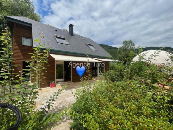 Maison - Oloron-sainte-marie - Réf.:205373 PROXIMITE OLORON : MAISON COUP DE COEUR, AU CALME, AVEC 2000 M² DE TERRAIN ET VUE SUR MONTAGNES -