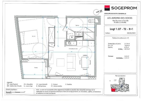 Appartement à louer au Havre (76600)