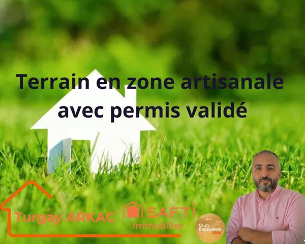 Terrain rare en zone artisanale à Bourgoin-Jallieu – Permis de construire accepté !