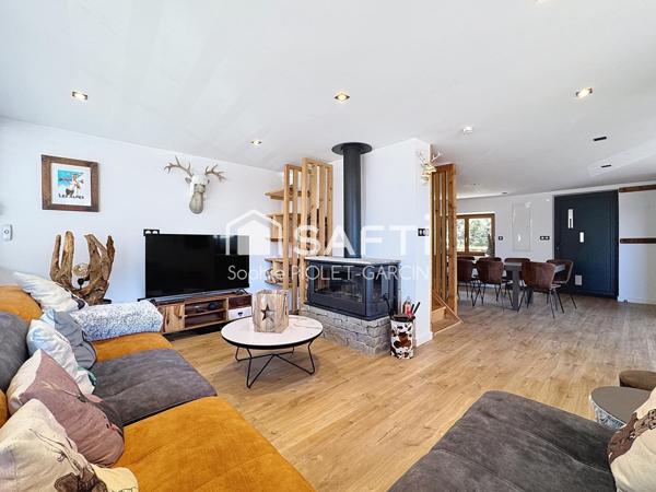 Chalet pied de pistes au calme Montgenèvre exposé sud